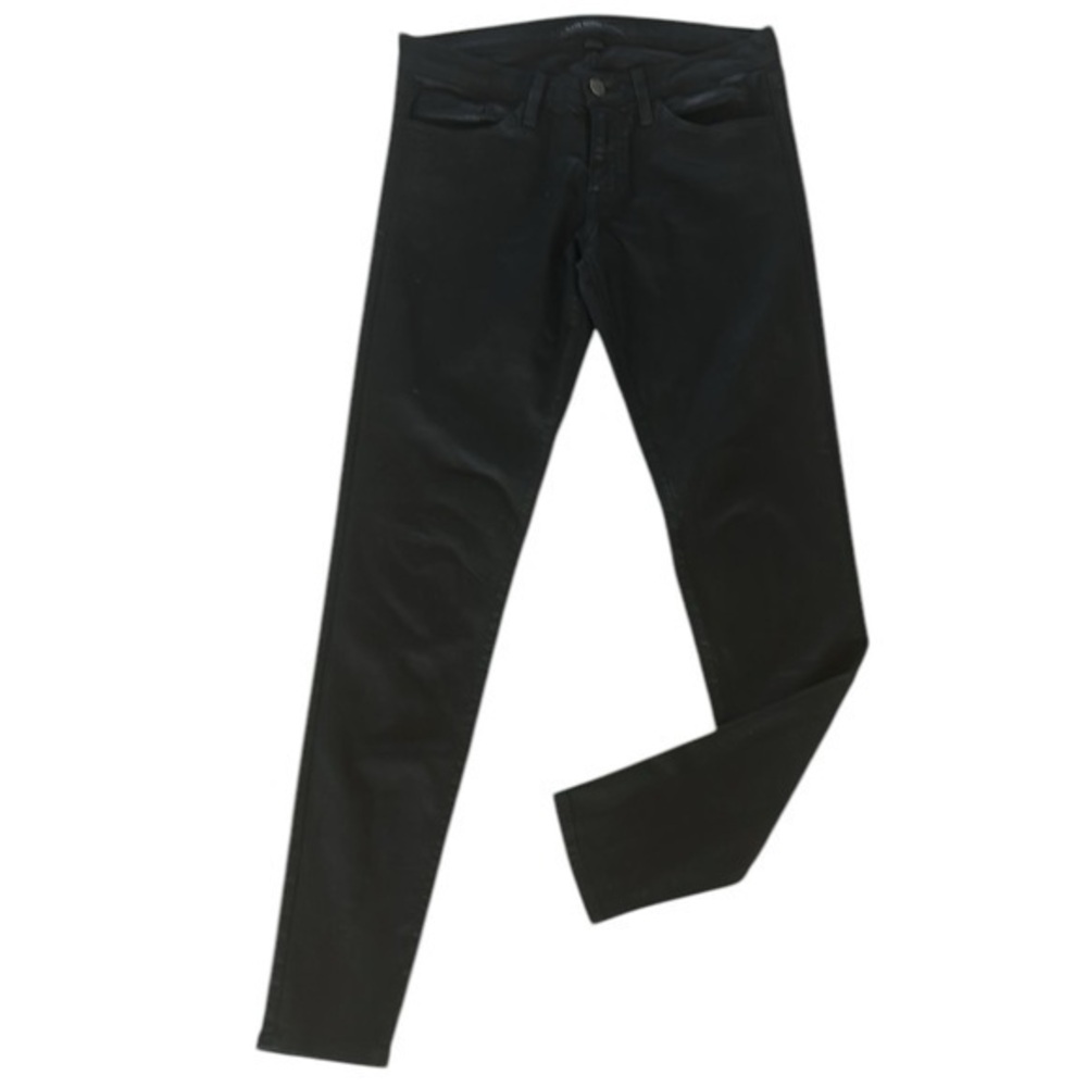 Flying Monkey Platinum black wax coated skinny jeans size 28